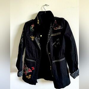 Desigual Coat 🧥 with vest and hidden hood, S/M